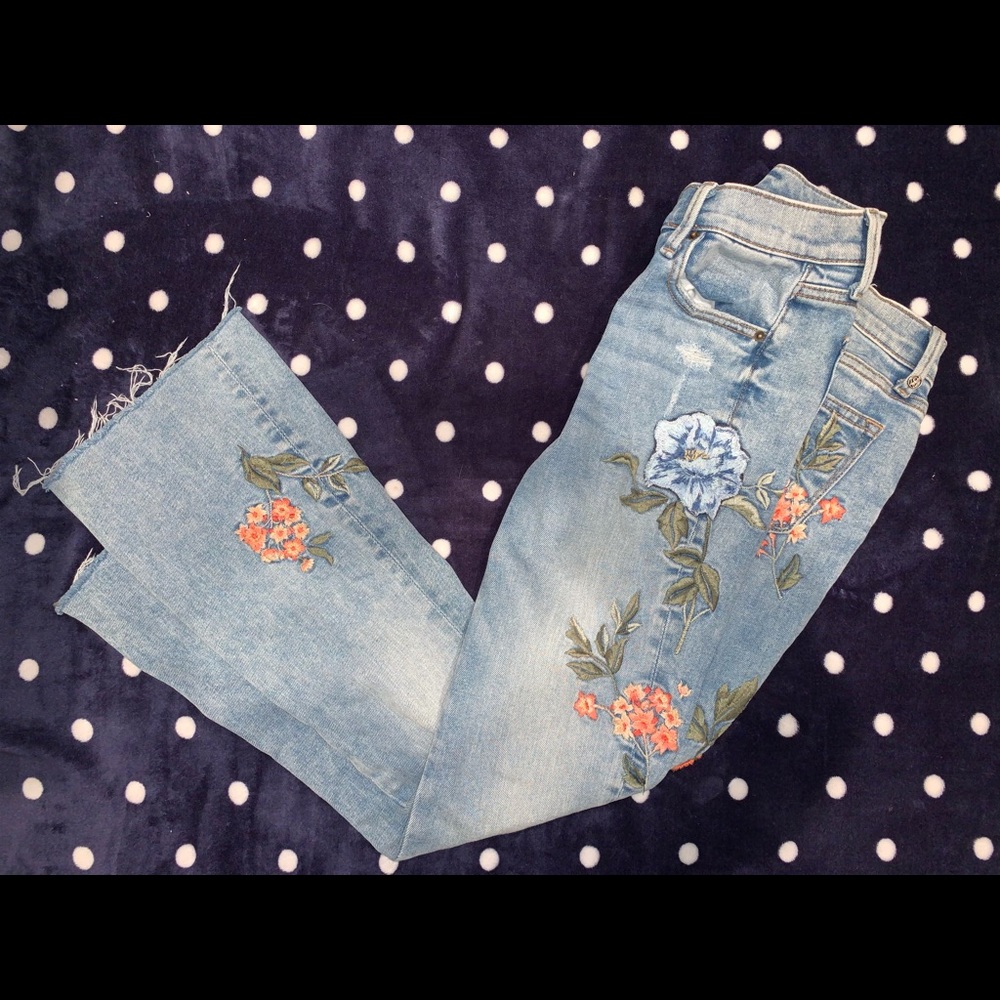 Driftwood Embroidered Jeans